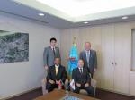Minister-Counselor at South African Embassy Tokyo visits NAIST (November 9, 2011)