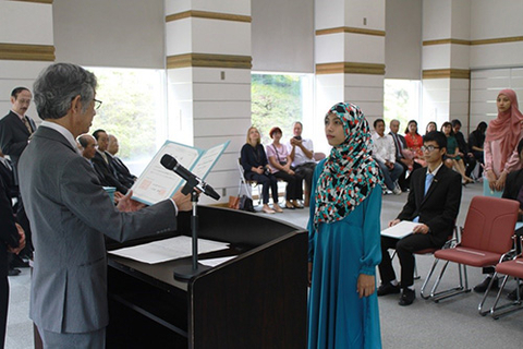 2016 NAIST Fall Graduation Ceremony (September 26, 2016)