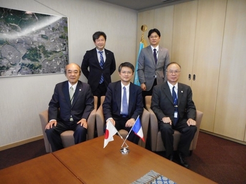 ENS Paris-Saclay (France) Vice President Keitaro Nakatani Visit (May 24, 2017)