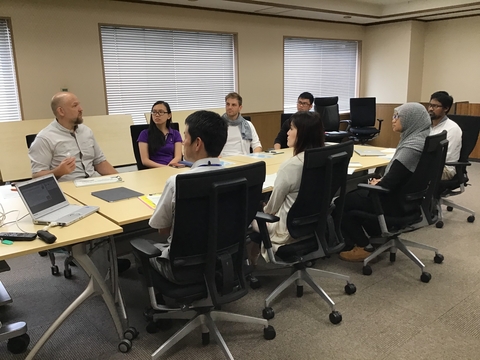 Training Session held for the NAIST International Student Ambassador Program (Sept. 19th, 21st, 2018)