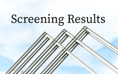 Screening Results (February 21, 2020)
