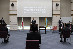 2021 NAIST Winter Graduation Ceremony (December 22, 2021)