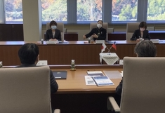 Senior Advisor of Taipei Economic and Cultural Representative Office in Japan visit to NAIST (December 9, 2021)