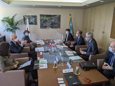 French Embassy Delegation Visit to NAIST (April 12, 2022)