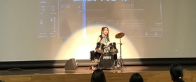 Japanese student drum performance
