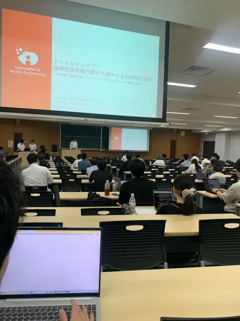 Students of Cybernetics and Reality Engineering lab won 3 awards at VRSJAC.