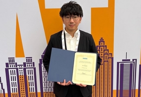 Kei Takahashi received Young Award at IEEE Robotics and Automation Society (RAS) Japan Joint Chapter