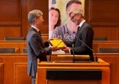 Signing Ceremony of the Academic Exchange Agreement between Bern University of Applied Sciences and Nara Institute of Science and Technology