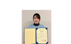 Uesugi Hikaru (M1) from the laboratory of Organ Developmental Engineering has received the