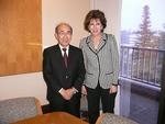 学長がカリフォルニア大学デービス校総長を表敬訪問(2010/2/3-5)