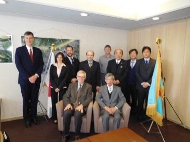 エコールポリテクニック（フランス）学長が本学を表敬訪問（2017/01/11）