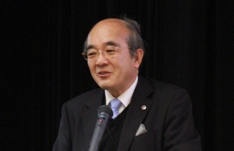 横矢新学長就任式を開催（2017/04/04）