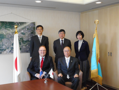 ユニテック工科大学副学長らが本学を訪問（2017/10/18）