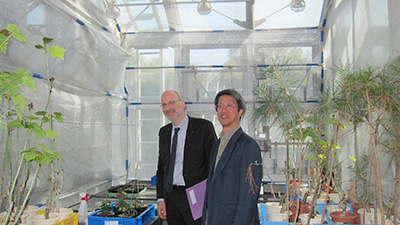 President Pierre-Paul Zalio and Vice President Keitaro Nakatani (ENS Cachan, France) Visit (April 15, 2016)