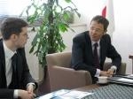 Consul General of UK in Osaka visits NAIST (February 16, 2011)