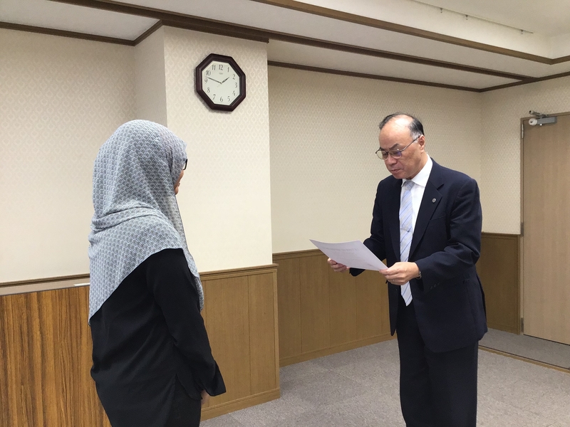 Training Session held for the NAIST International Student Ambassador Program (Sept. 19th, 21st, 2018)