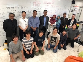 TVET delegation with Prof. Kiyoshi Kiyokawa, Assoc. Prof. Nobuchika Sakata and students (Cybernetics and Reality Engineering)