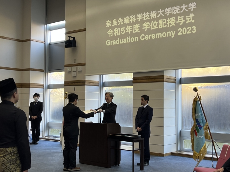 2023 NAIST Winter Graduation Ceremony (December, 2023)