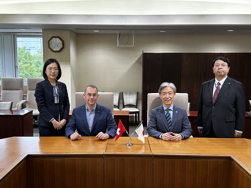 Consulate of Switzerland in Osaka Delegation Visit to NAIST (July 11, 2024)