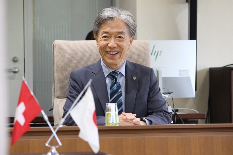 Consulate of Switzerland in Osaka Delegation Visit to NAIST (July 11, 2024)