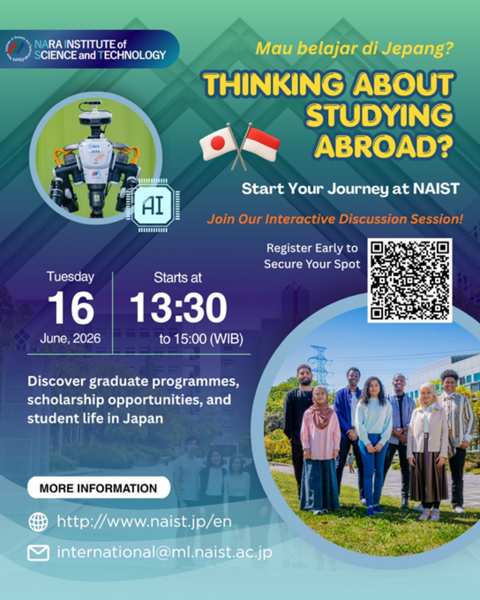 Growing Interest in Graduate Study at NAIST from Indonesia