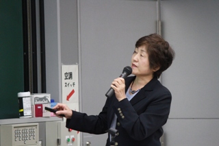 第7回奈良先端大男女共同参画推進シンポジウムでの講演の様子