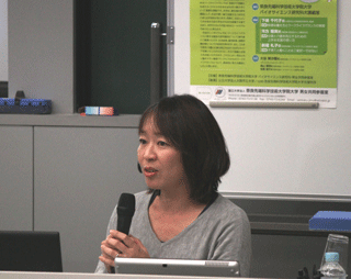 第10回奈良先端大男女共同参画推進シンポジウムでの講演の様子2