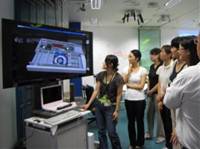 The picture of the tour of NEC Kansai Research Laboratory