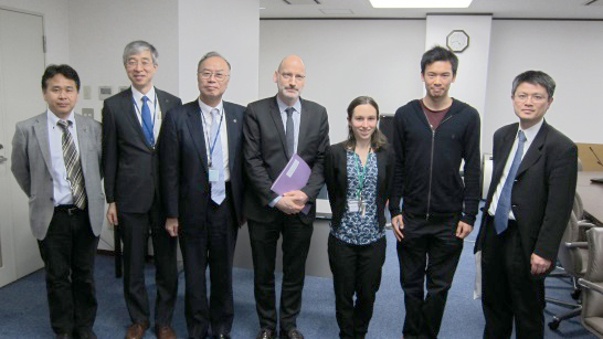 ENSカシャン校（フランス）の学長が本学を表敬訪問（2016/04/15）