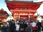 留学生見学旅行を実施（2012/12/09）