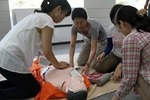 普通救命講習会を実施(2013/07/16)