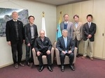フィリピン大学教授一行が本学を表敬訪問（2013/11/11）