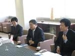 韓国　光州科学技術院長らが学長表敬（2009/3/11）
