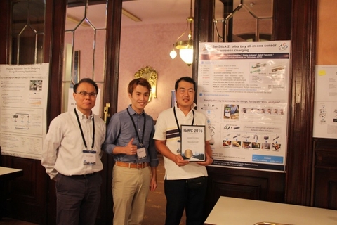 ユビキタスコンピューティングシステム研究室の中村 優吾さん（博士前期課程2年）らが、UbiComp/ISWC 2016 にて、 Best Demo Awardを受賞