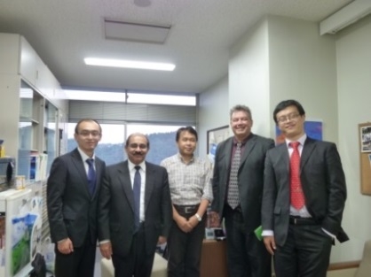 ユニテック工科大学（ニュージーランド）の副学長一行が本学を表敬訪問（2016/10/12）