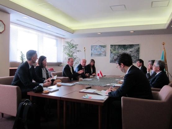 ウィーン応用科学大学（オーストリア）の学長一行が本学を表敬訪問（2016/09/26）