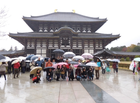 学生の文化活動行事を実施～東大寺、春日大社、奈良国立博物館等～（2016/11/27）