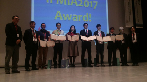 生体医用画像研究室のZahnd Guillaume Pierre博士研究員らが、国際会議IFMIA 2017においてBest Oral Presentation Awardを受賞