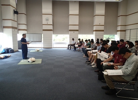 普通救命講習会を実施（2017/07/19）