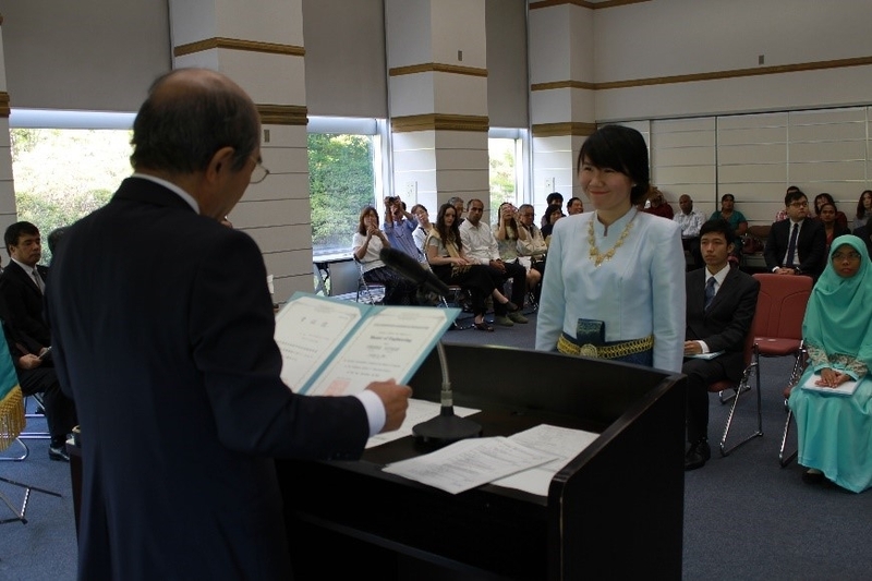 平成29年度 学位記授与式を挙行(2017/09/25)