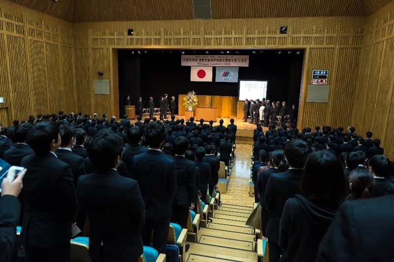 平成30年度入学式を挙行（2018/04/05）