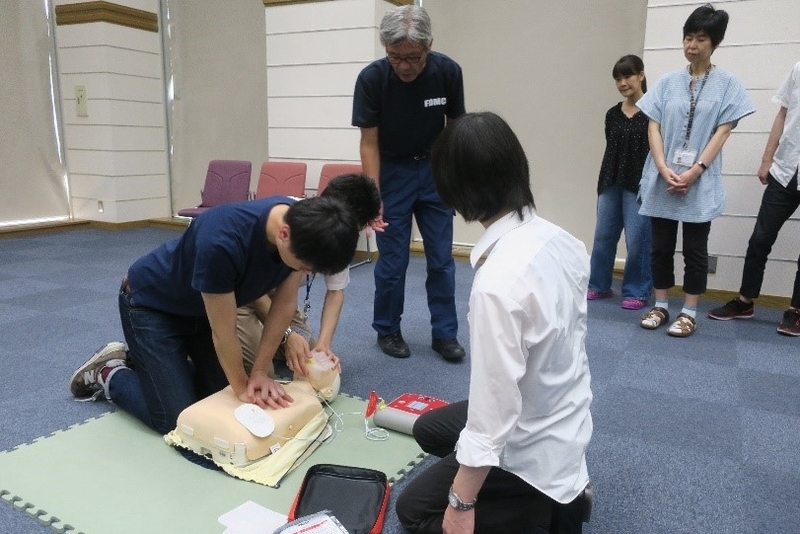 普通救命講習会を実施（2018/07/20）