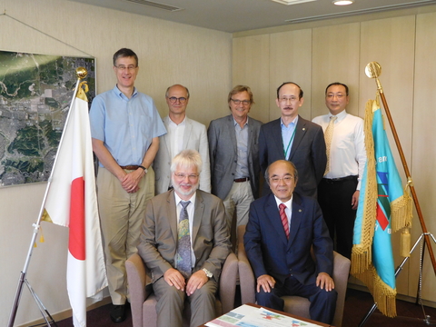 フランス国立科学研究センター（CNRS）一行が本学を訪問（2018/7/4）