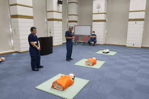 普通救命講習会を実施（2018/07/20）