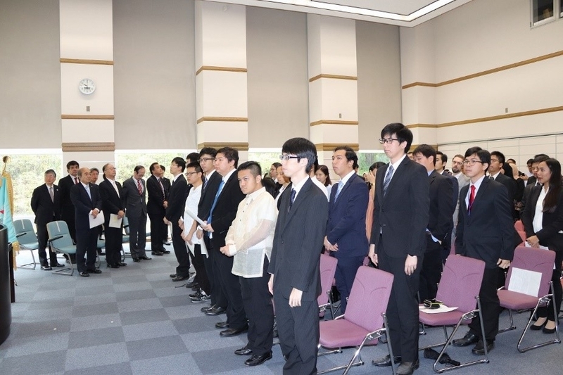 平成30年度学位記授与式を挙行（2018/09/25）