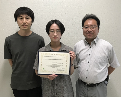 生体プロセス工学研究室の宇野花香さんが、The 22nd International Symposium on Laser Precision Microfabrication (LPM2021)においてOutstanding Student Paper Awardを受賞
