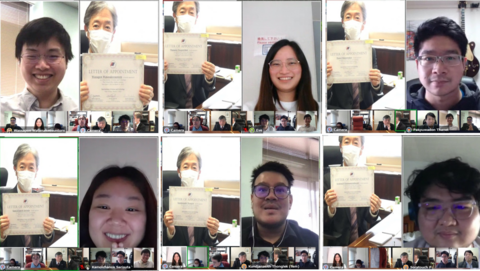 タイ・バーチャルオフィス学生アシスタント任命式を挙行（2022/03/07）