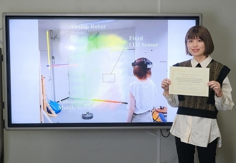 サイバネティクス・リアリティ工学研究室の大塚 真帆さん(博士前期課程2年)らが、国際ワークショップAPMAR2022においてBest Paper Awardを受賞