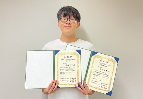 自然言語処理学研究室の片山 歩希さん(博士前期課程1年)らが、YANS分野交流ハッカソンにおいて審査員特別賞と優秀賞を受賞(2023/8/29)