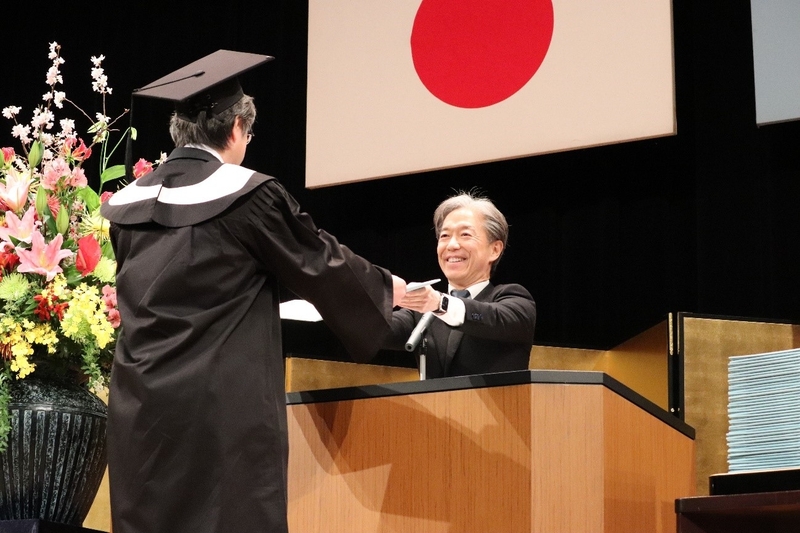 令和5年度学位記授与式を挙行（2024/3/22）